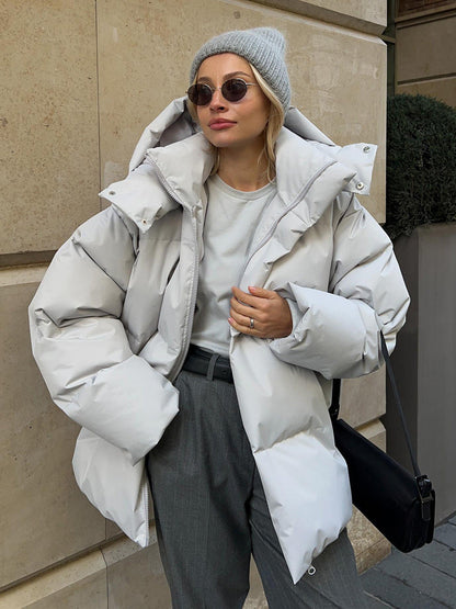 Veste Matelassée à Capuche pour Femme – Manteau Hiver Élégant et Confortable