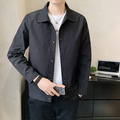 Veste légère décontractée pour homme – Veste boutonnée confortable