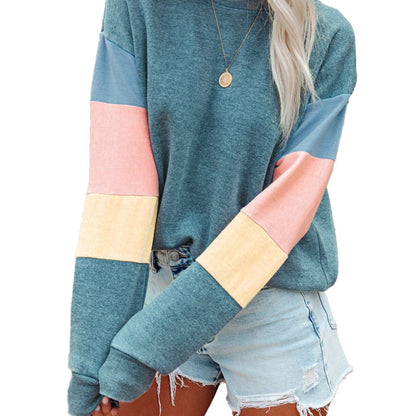 Jersey de mujer con mangas de colores – Informal y suave