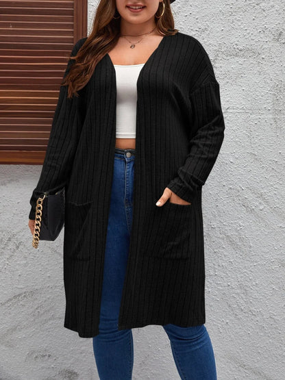Cappotto da donna effetto peluche con bottoni – Morbido e caldo