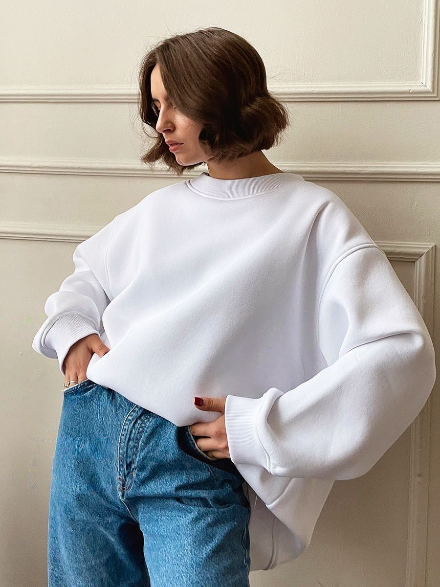 Sweatshirt femme oversize – Casual et confortable