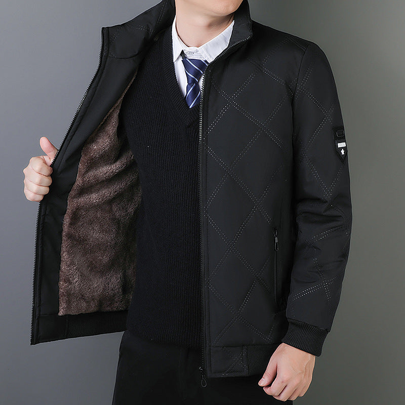 Veste matelassée zippée confortable pour homme – Coupe régulière