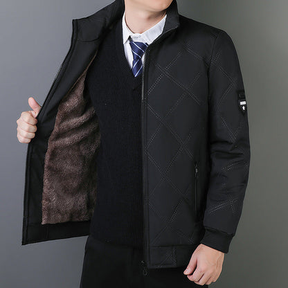 Veste matelassée zippée confortable pour homme – Coupe régulière
