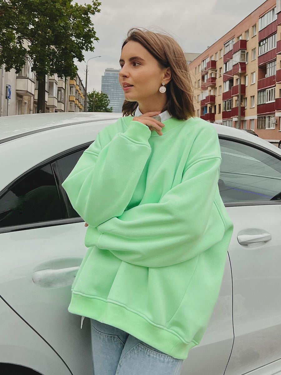 Sweatshirt femme oversize – Casual et confortable
