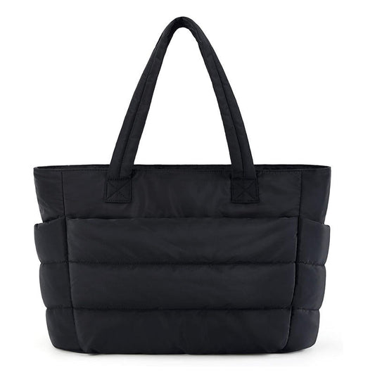 Sac Cabas Matelassé Femme – Compartiment Ordinateur Spacieux et Élégant