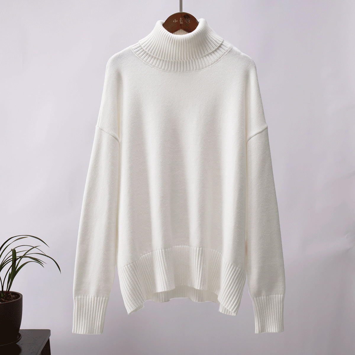 Pull à Col Roulé Luxueux et Doux pour Femme