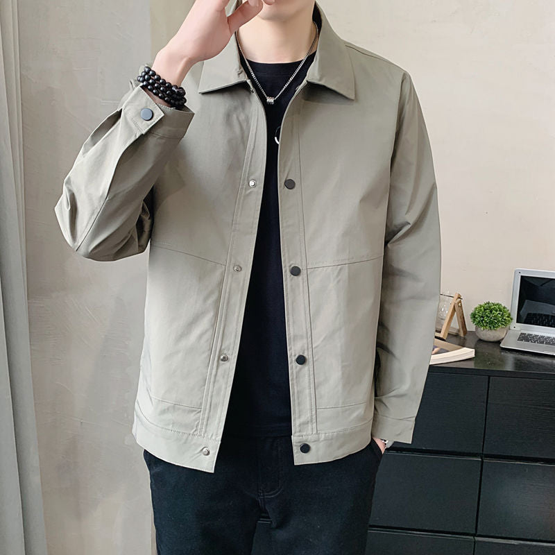 Veste légère décontractée pour homme – Veste boutonnée confortable