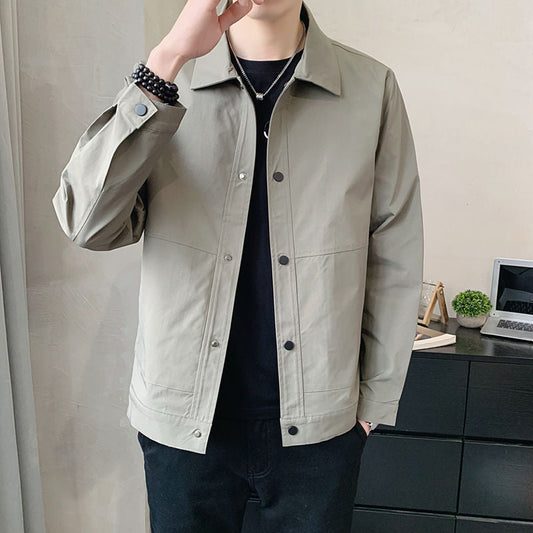Veste légère décontractée pour homme – Veste boutonnée confortable