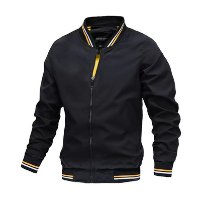 Veste Bomber Légère Décontractée Homme – Col Montant Stylé