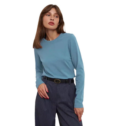 T-shirt à Manches Longues pour Femme – Haut Élégant et Décontracté Moderne