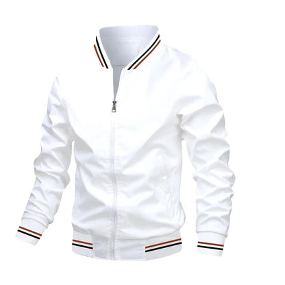 Veste Bomber Légère Décontractée Homme – Col Montant Stylé