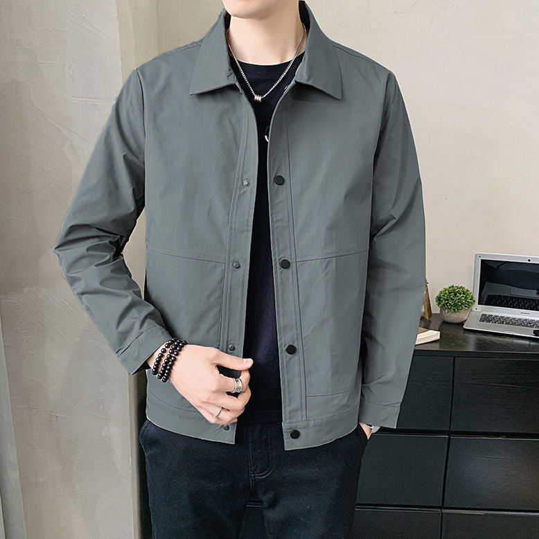 Veste légère décontractée pour homme – Veste boutonnée confortable