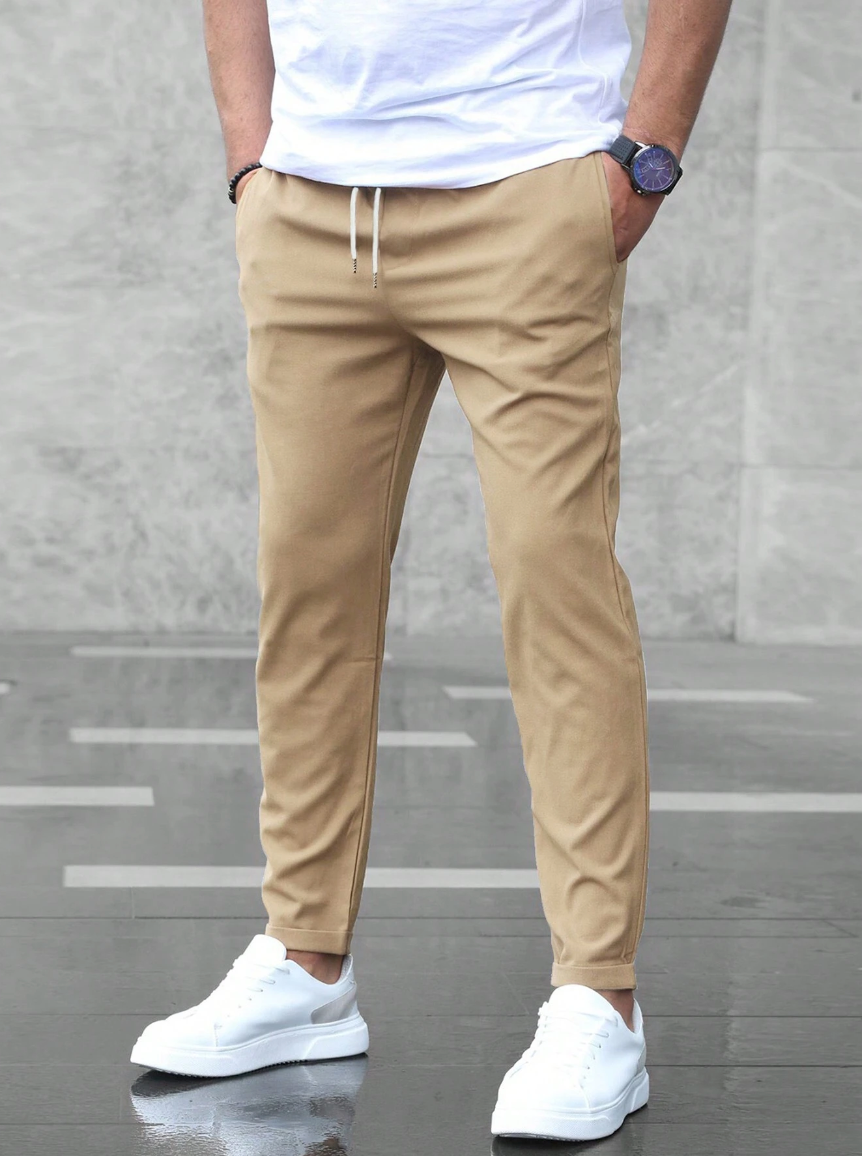 Men's Slim Fit Jogging – Casual Trousers with Drawstring