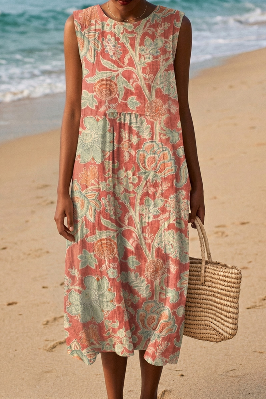 Raya Everyday Tie-Back Robe – Casual and Elegant Midi Robe