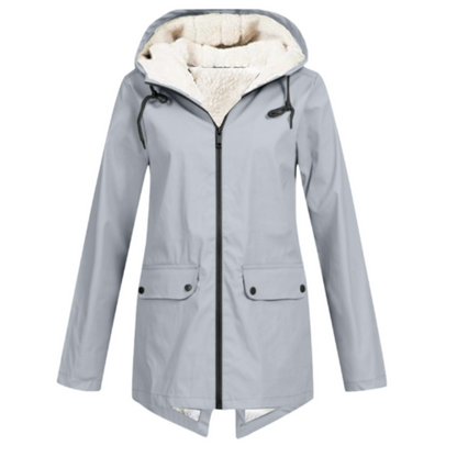 Veste Longue Doublée Polaire Femme – Parka d’Hiver Chaude