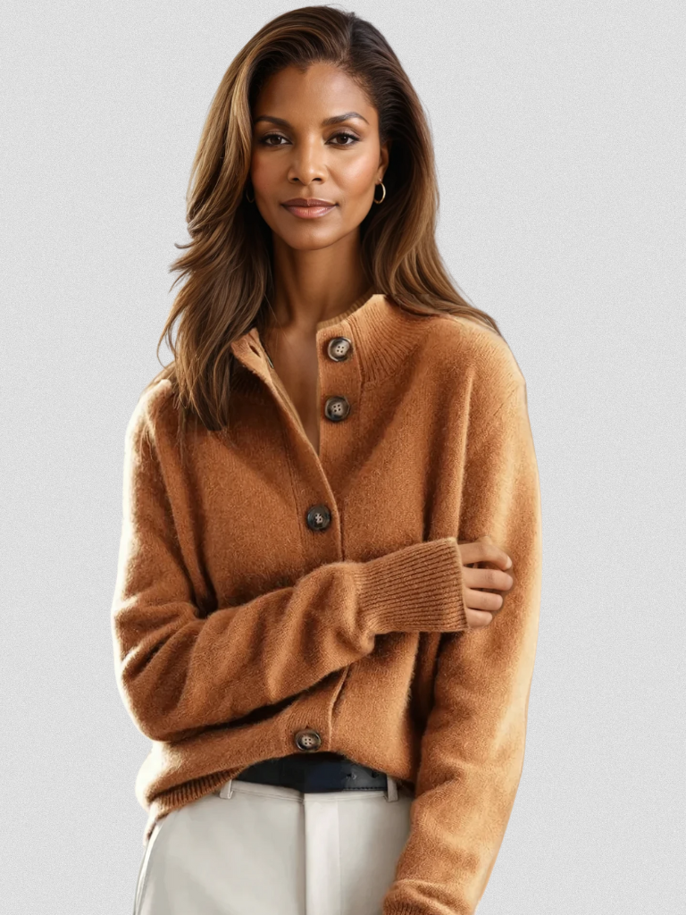 Cardigan femme boutonne - Doux et facile a porter