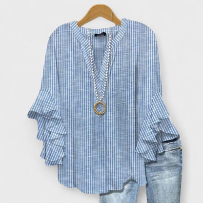 T-shirt femme leger imprime estival - Style casual frais et elegant