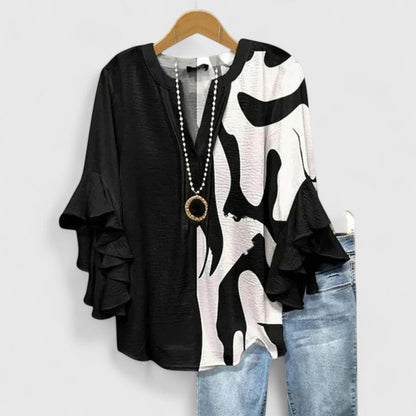 Blouse Chic Femme – Style Élégant Polyvalent Bureau et Soirée