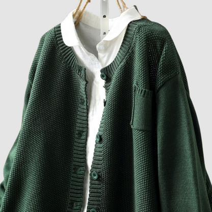 Gilet en Maille Côtelée Confortable pour Femme – Tricot Élégant