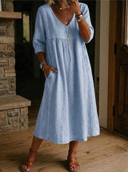 Robe avec poches pour Femme – Style Décontracté et Confortable