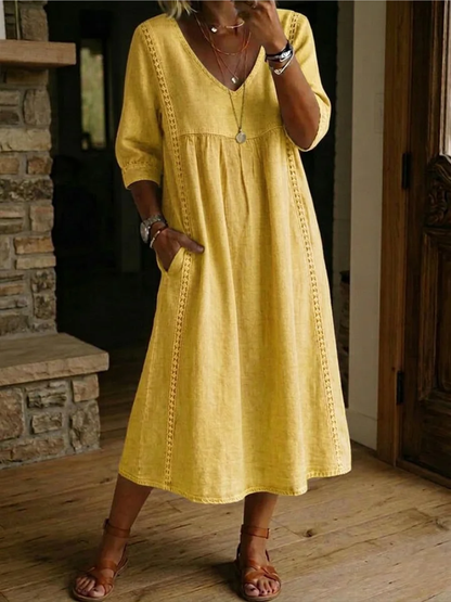 Robe avec poches pour Femme – Style Décontracté et Confortable
