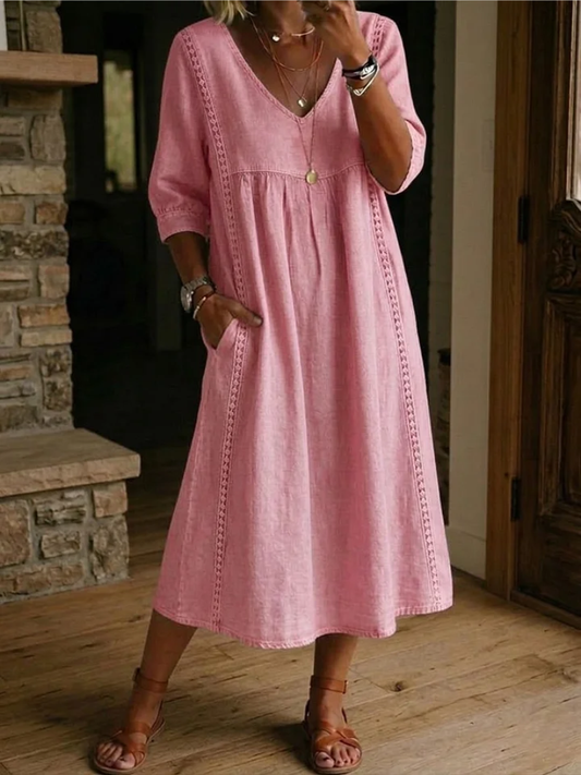 Robe avec poches pour Femme – Style Décontracté et Confortable
