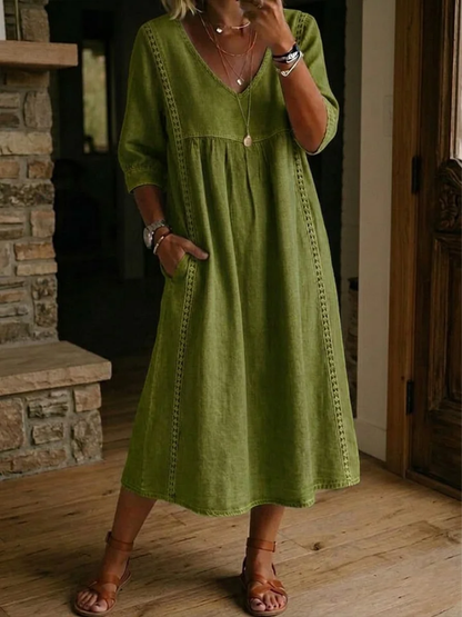 Robe avec poches pour Femme – Style Décontracté et Confortable