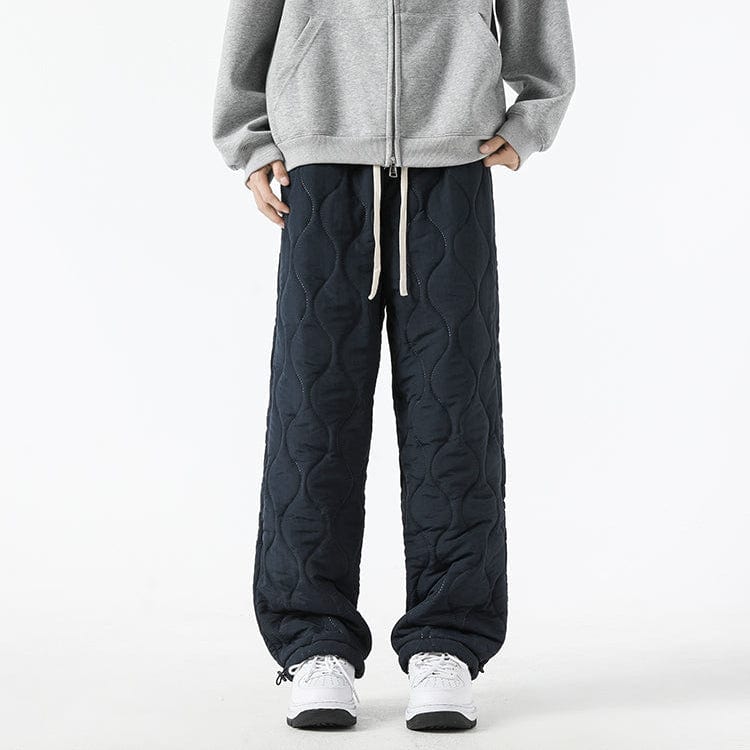Pantalon Hiver Matelassé Homme à Coupe Ample – Pantalons Chauds et Confortables