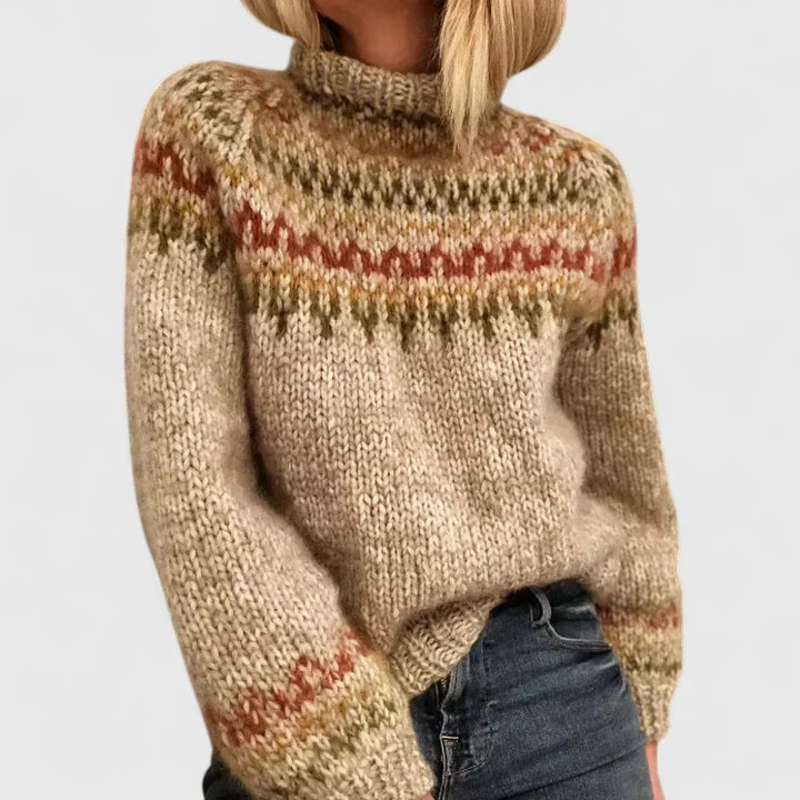 Pull femme sophistique en maille - Chic et confortable
