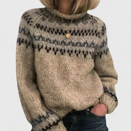 Pull femme sophistique en maille - Chic et confortable