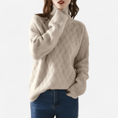 Pull Col Roulé Luxueux pour Femme