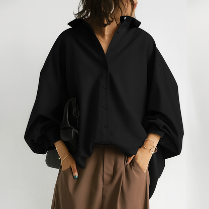 Women's oversized blouse - Flowy and versatile