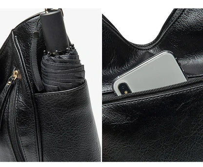 Bolso de mujer de lujo con aspecto de cuero: estilo elegante de alta gama para el día a día