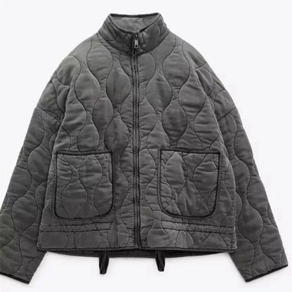 Veste quotidienne pour femme avec détails de poche