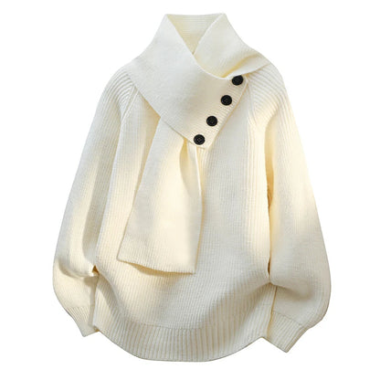 Pull Maille Douce Femme Luxe – Style Chaud Élégant et Confortable.