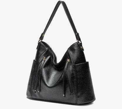 Bolso de mujer de lujo con aspecto de cuero: estilo elegante de alta gama para el día a día