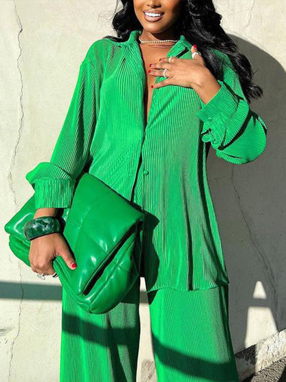 Ensemble Décontracté Coloré Élégant Femme – Tenue Deux-Pièces Stylée et Confortable