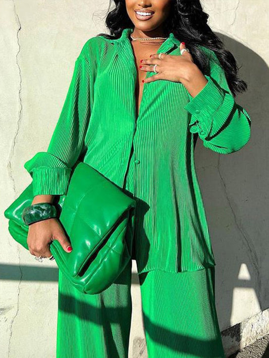 Colorful Elegant Casual Set for Women – Stylish and Comfortable Two-Piece Outfit