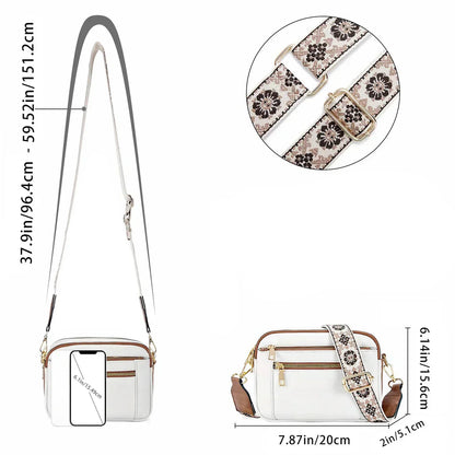 Refined Leather Shoulder Bag for Women – Mini Zip Bag to Wear on Shoulder