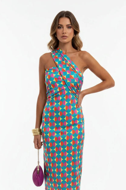 Abito midi elegante donna – Chic e leggero