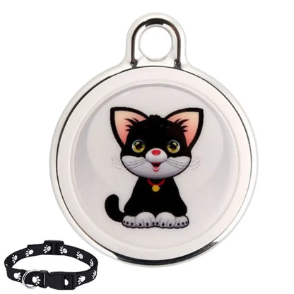 Mini Traceur GPS Étanche pour Chats Chiens – Suivi Intelligent Longue Distance Collier Compatible iOS Android
