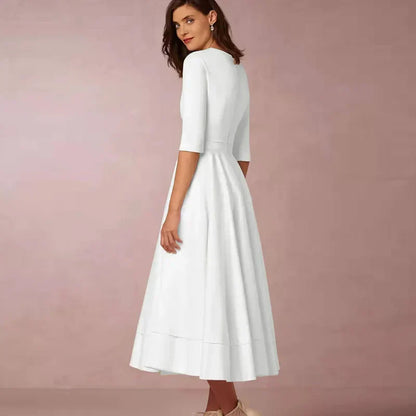 Robe Vintage Femme Ligne A Années 60 à Jupe Évasée – Élégante et Féminine