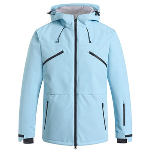 Unisex Insulated Winter Ski Suit – Breathable Jacket and Trousers for Snowboarding