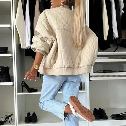Veste Bomber Doublée Tendance pour Femme – Veste Élégante et Confortable