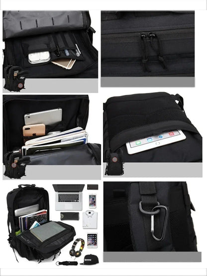 Sac à dos tactique étanche d'urgence – Sac de survie pour la préparation aux catastrophes, le camping et les situations extérieures d'urgence