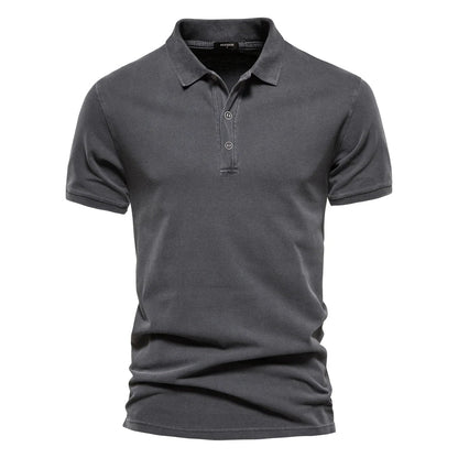Men's Short-Sleeved Polo – Casual and Comfortable Summer Top