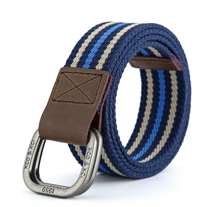 Ceinture en toile design pour homme : accessoire de jeans décontracté et élégant
