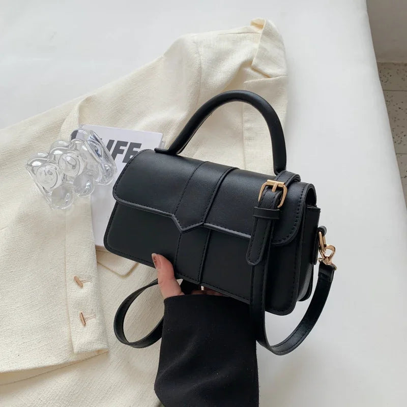 Sac bandoulière vintage en cuir pour femme