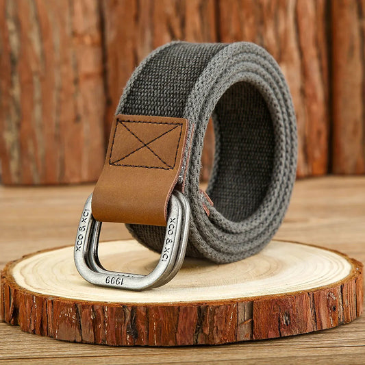 Ceinture en toile design pour homme : accessoire de jeans décontracté et élégant