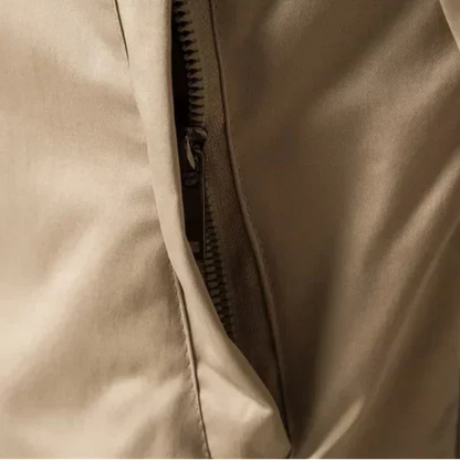 Veste Bomber Homme Légère à Zip – Veste Décontractée avec Bord Côtelé
